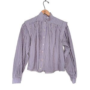 Project AJ117 Striped Button-Up Shirt